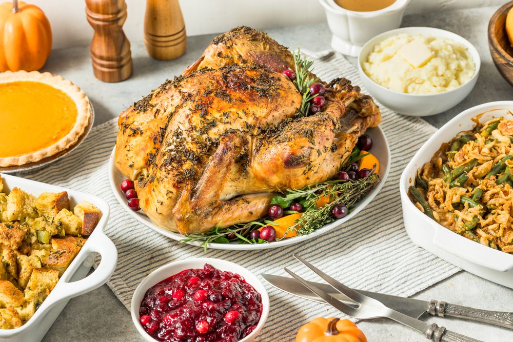 Homemade Thanksgiving Turkey Dinner