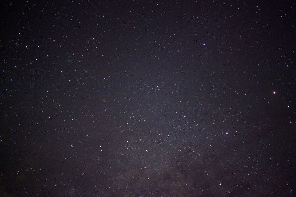 Milky way galaxy with stars and space dust in the universe