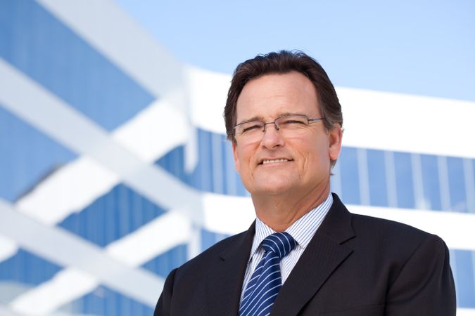 Businessman Smiling