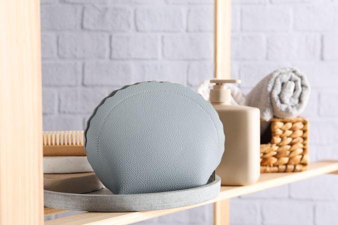 Bath accessories, toilet bag for different self care items