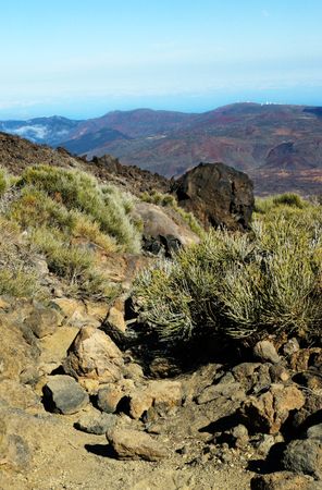 Volcano of Teide from above