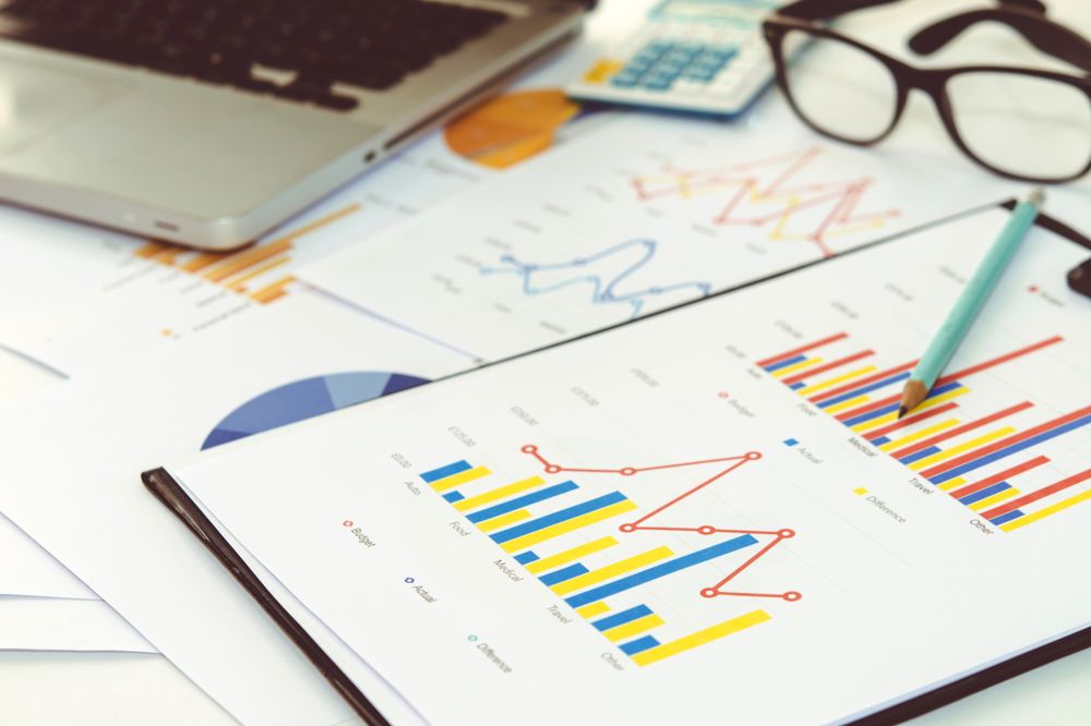 Business Data and Marketing Analysis with Charts and Graphs