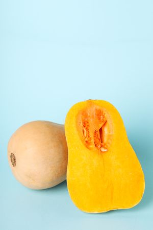 Cooking ingredients for fall season - pumpkin seeds, pumpkin