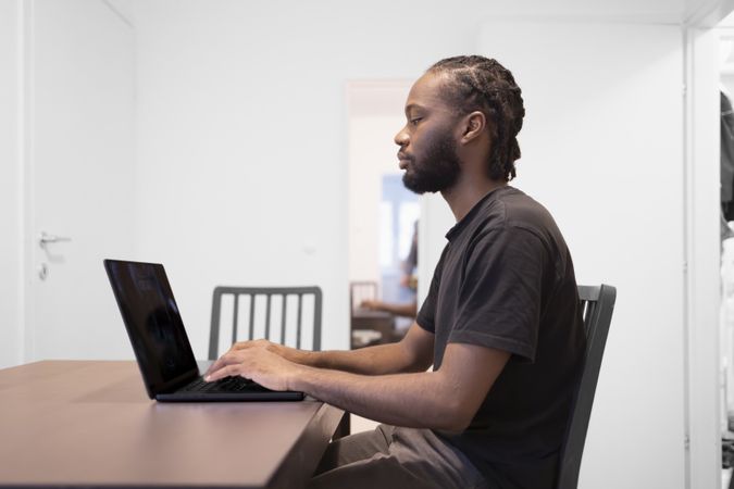 Reflected Focus: Studying in a Modern Home