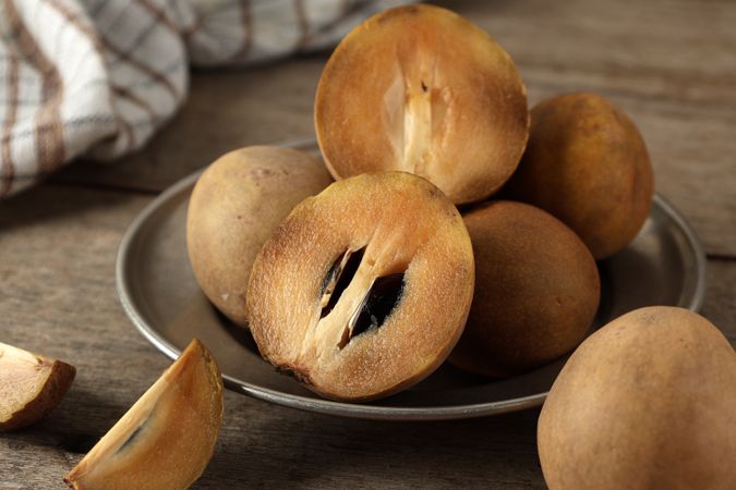 Manilkara zapota or Sawo  Fruit