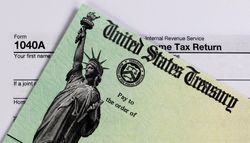 Refund check from IRS