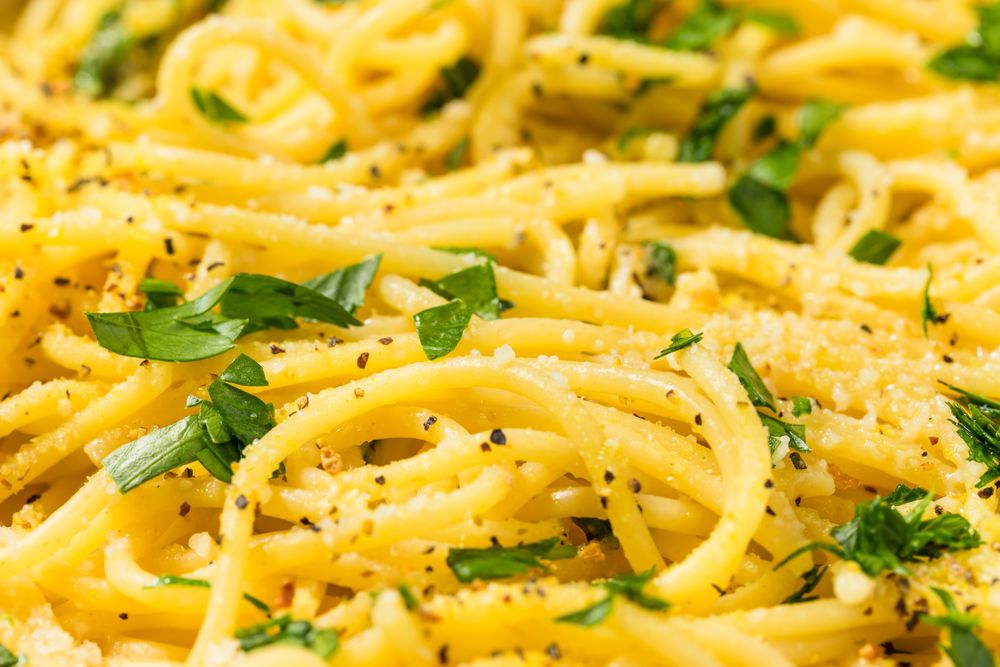 Italian Homemade Lemon Pepper Pasta