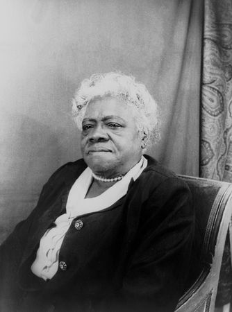 Portrait of Mary McLeod Bethune, seated