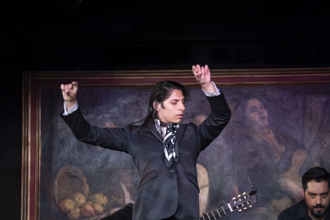 Flamenco performance on stage