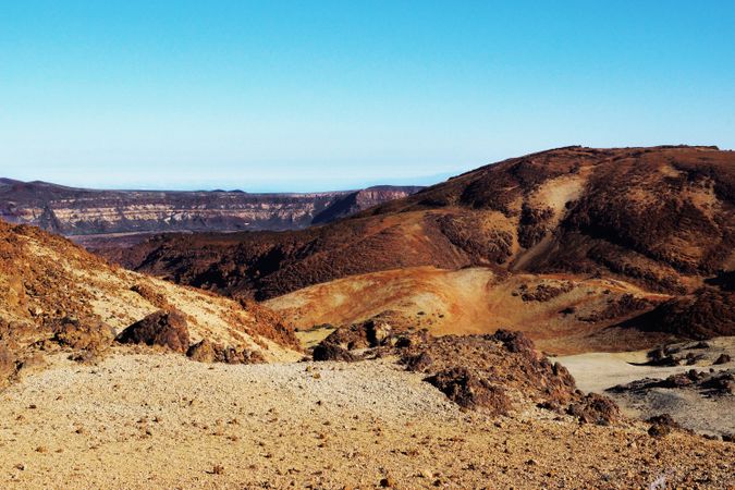 Volcano of Teide from above