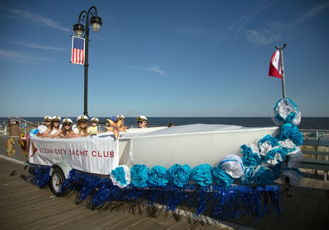 The 108th Annual Ocean City Baby Parade along the boardwalk in Ocean City, New Jersey