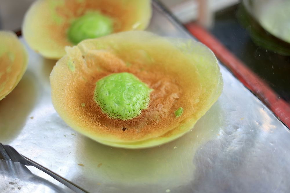 Kue Ape, Kue Tetek, or Serabi Jakarta, Indonesian Street Food