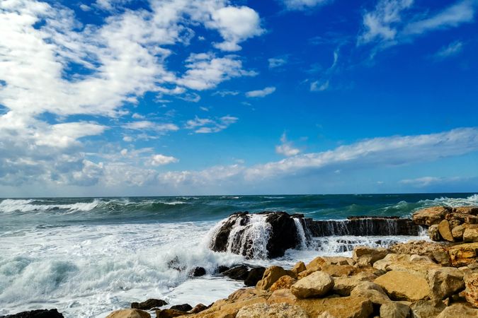 Seascape Mediterranean coast