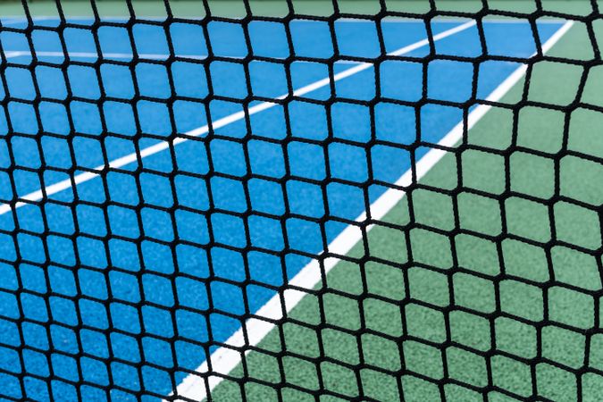 Blue Tennis court