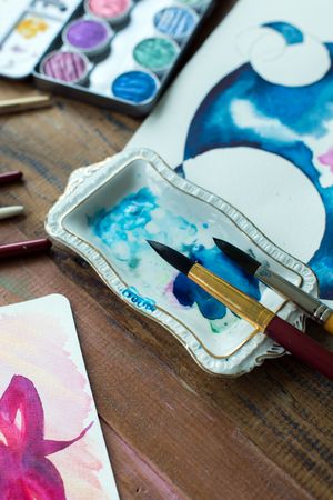 Watercolor painting