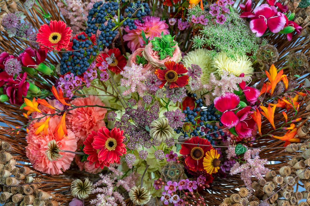 Colorful flower bouquet