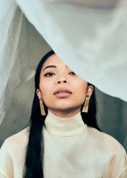 Young woman in turtleneck