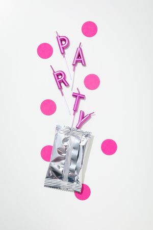 Concept of party and celebration, accessories for party
