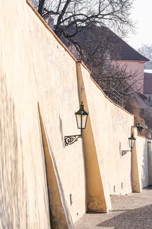 Narrow street of Old Prague