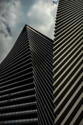 Modern buildings of Tbilisi city