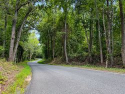 The bends of Salem Church Road, King George, VA