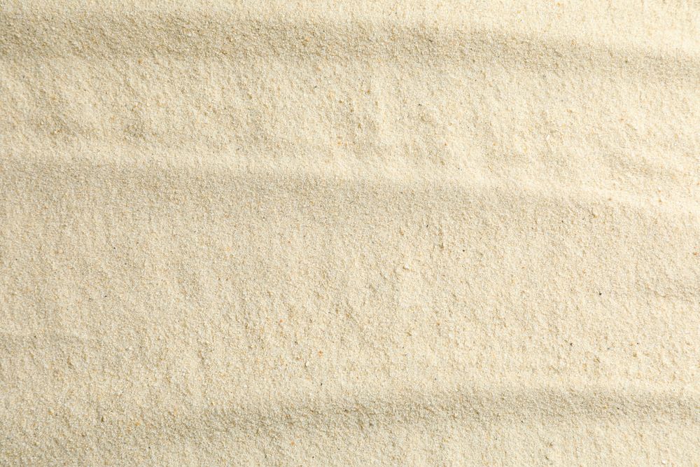 Clear sea sand as background, space for text and closeup. Summer vacation background