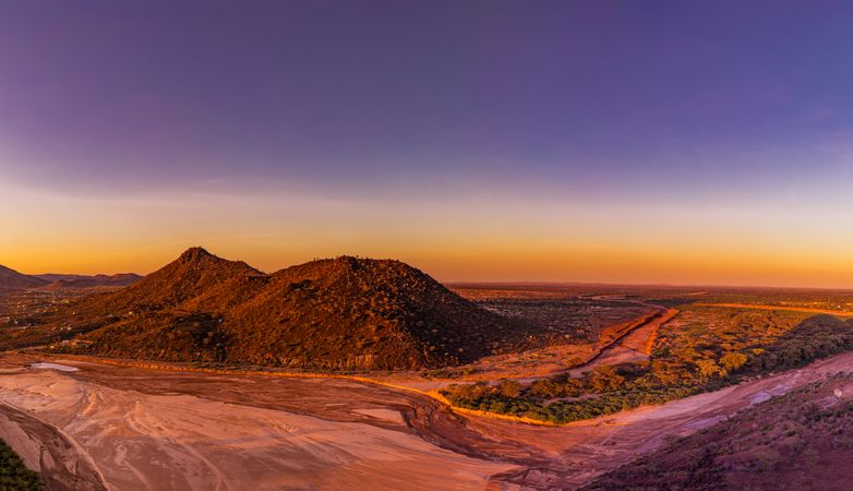 Kawalasee Kalase River seasonal river Lodwar Town Turkana County region Kenya Sunset Landscapes