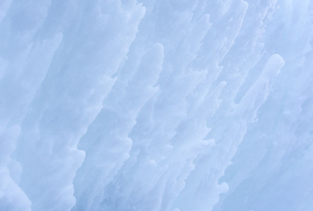 Ice floes and snow texture