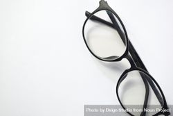 Glasses on blank background with copy space 4jVr33