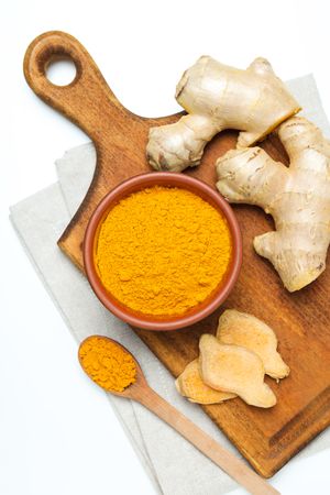 Fragrant seasoning - turmeric, one of the main ingredients in Indian curry