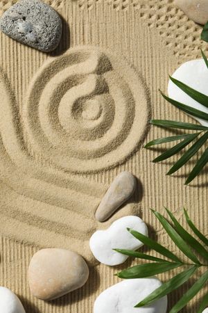 Composition for Zen, Relaxation, Harmony and Balance concept
