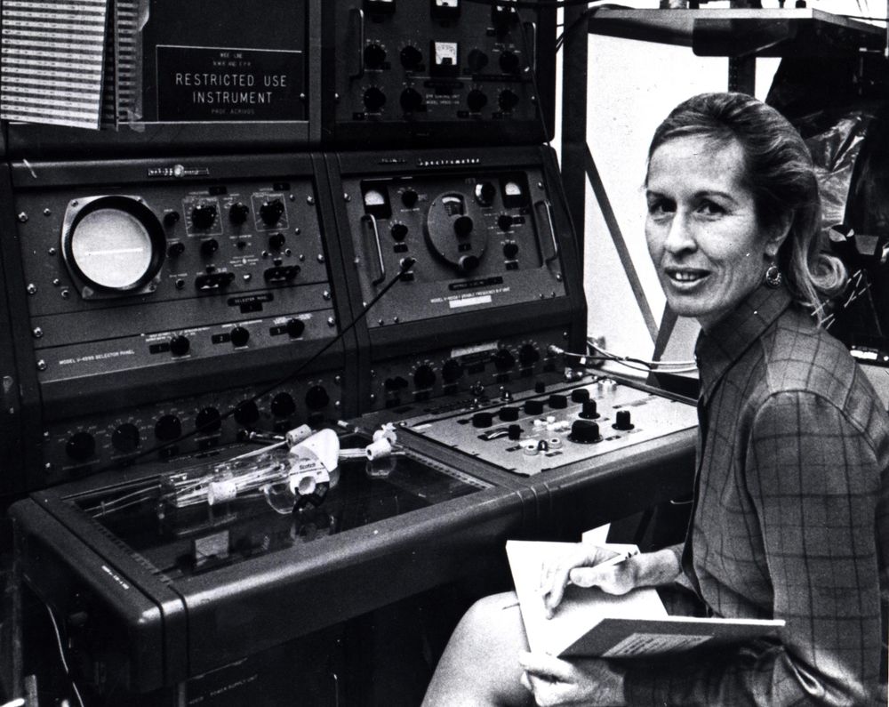 Biologist Ellen Weaver, associate professor of biology from California State University