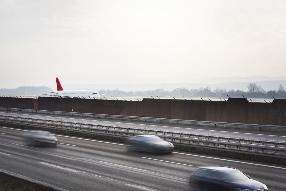 Highway by the airport