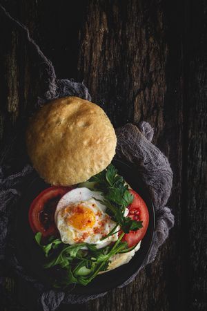 Homemade vegetable sandwich