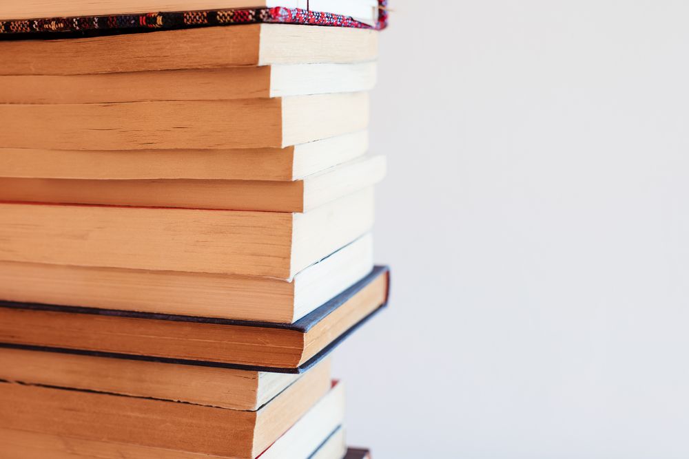 Stack Of Vintage Books