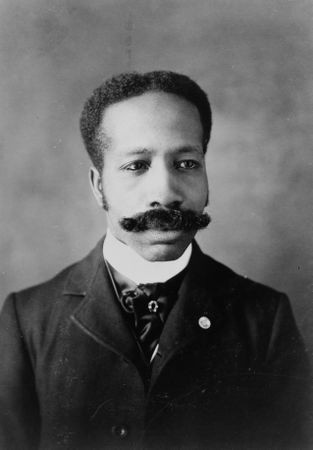 Portrait of a Black man at the beginning of the 1900s from W. E. B. Du Bois Paris Exposition