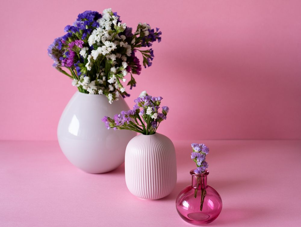 Multicolor sea lavender flowers bouquet
