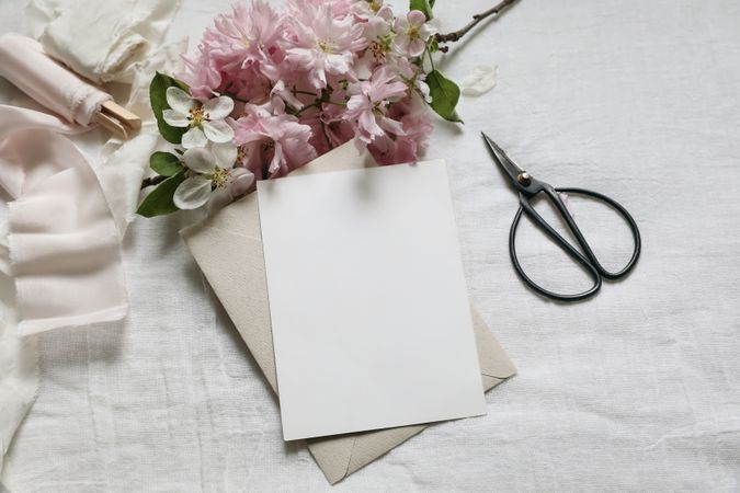 Wedding spring styled photo.