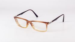 Brown Glasses On Plain Background