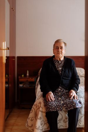 Portrait of mature woman