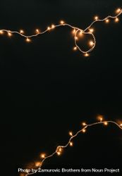 Fairy lights or Christmas lights on dark background 4dq9db