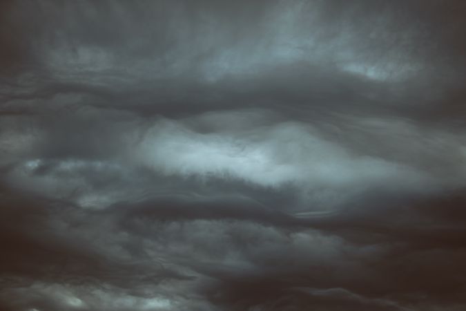 Cloudy dramatic sky on overcast weather