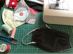 Home made masks to donate to essential workers