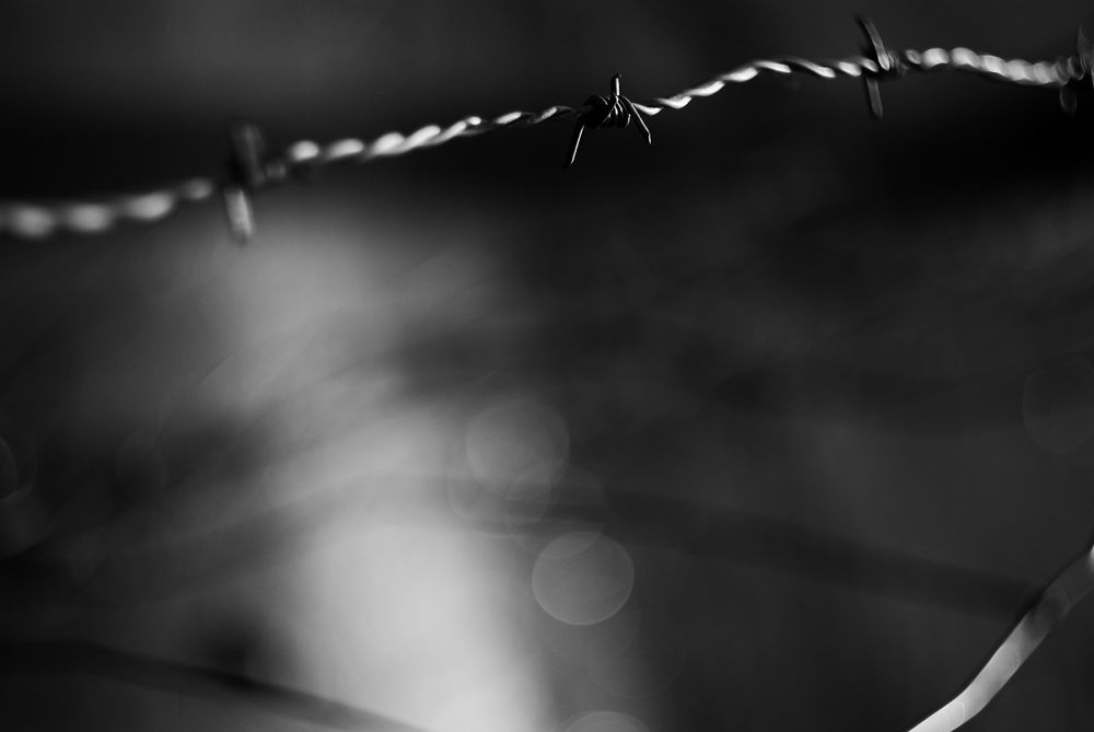 Tense barbed wire