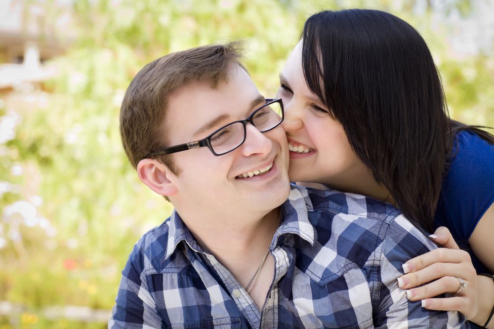 Young Couple Having Fun in the Park