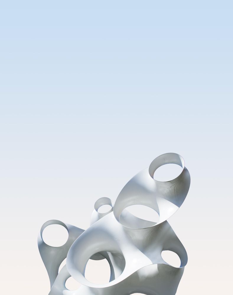 Round textured structure with holes
