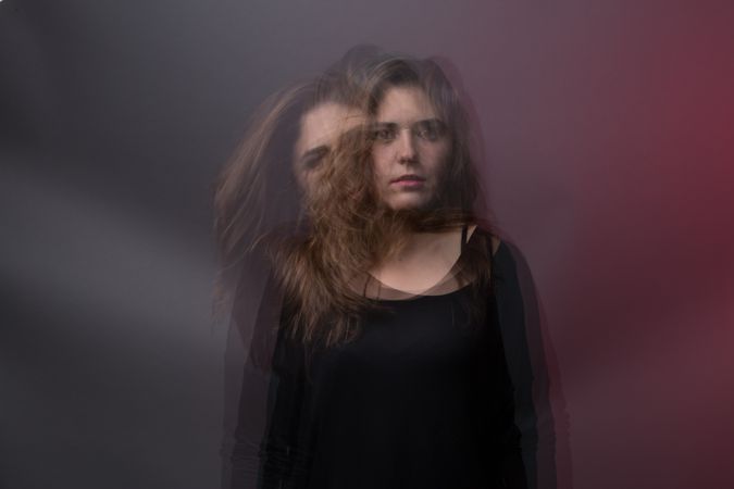 young confused woman
