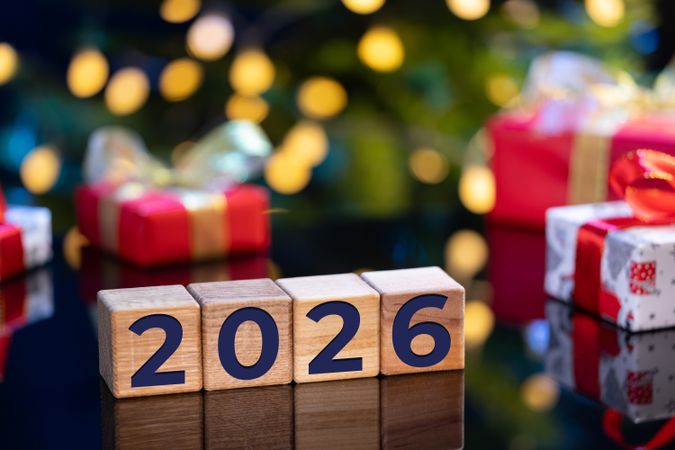 New Year 2026 Holiday Cubes