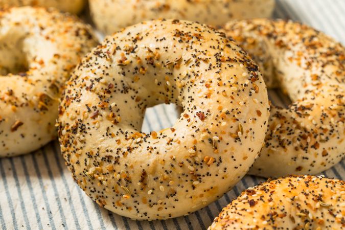 Baked Homemade Everything Bagels