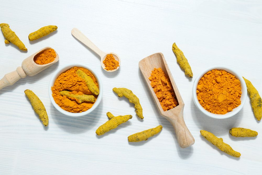 Fragrant seasoning - turmeric, one of the main ingredients in Indian curry
